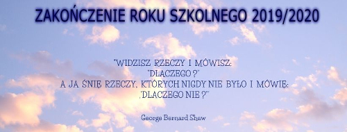  Zakończenie roku 2019/2020